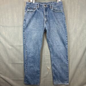 Wrangler Mens (96501DS) Premium Quality Regular Fit Blue Jeans Size 36x32 Faded